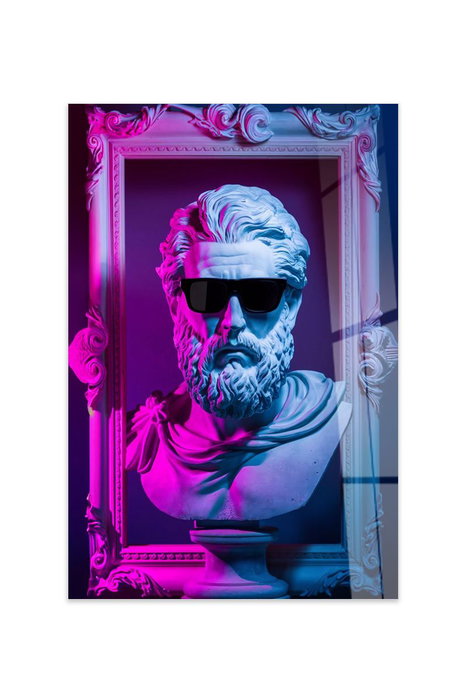 Wallity Pintura Decorativa de Vidrio Templado Multicolor 70 x 100 cm Wallity Pintura Decorativa de Vidrio Templado Multicolor 70 x 100 cm